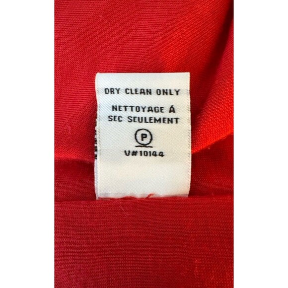 Diane Von Furstenberg Zarita in Hot Coral Lace Zip V-back Dress  Size 6 - Picture 5 of 8